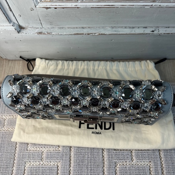 Extremely Rare Fendi Crystal Studded Baguette - Picture 12 of 12